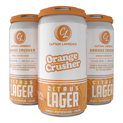 Orange Crusher Citrus Lager 4pk